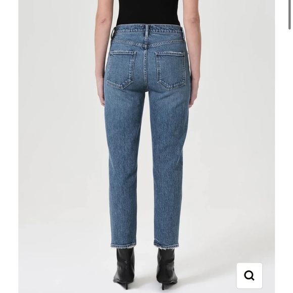 AGOLDE Riley High Rise Womens Jeans Straight Leg Size 31 - Picture 2 of 14